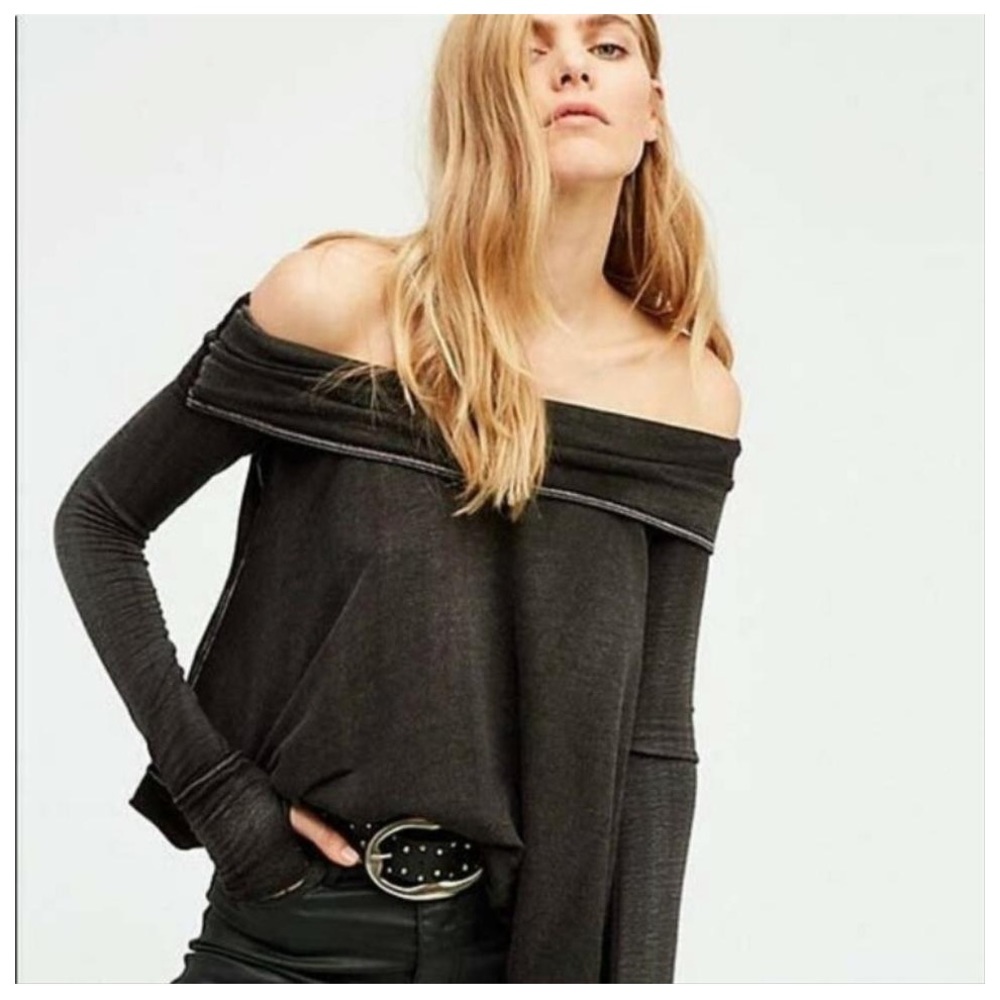 Free People Foggy Day Pullover